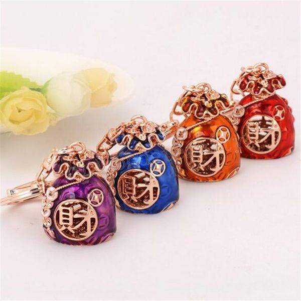 women crystal lucky money bag shape keychain rhinestone car keyring metal pendant bag holder gift accessories, Silver
women crystal lucky money bag shape keychain rhinestone car keyring metal pendant bag holder gift accessories, Silver