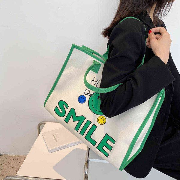 handbag dongdamen south korea spring and summer 2022 new bag smiling face cartoon printing messenger student canvas tote female 0722
handbag dongdamen south korea spring and summer 2022 new bag smiling face cartoon printing messenger student canvas tote female 0722
