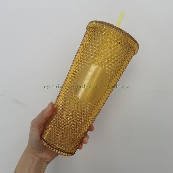 202 starbucks double transparent yellow durian laser straw cup tumblers mermaid plastic cold water coffee cups gift mug
202 starbucks double transparent yellow durian laser straw cup tumblers mermaid plastic cold water coffee cups gift mug
