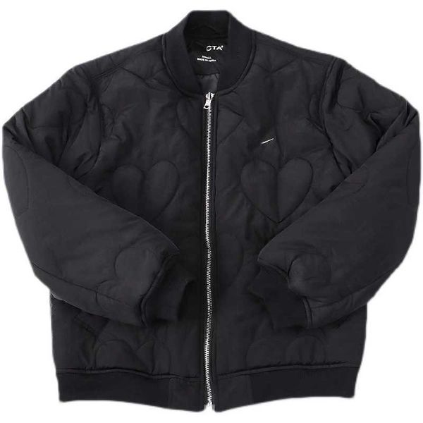 men's down drake joint hook love cotton jacket jacket loose casual sports solid color men's and women's, Black
men's down drake joint hook love cotton jacket jacket loose casual sports solid color men's and women's, Black