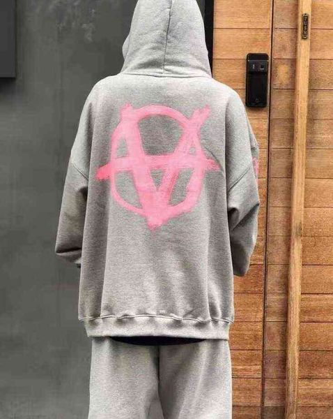 anti-war short sleeve letter print hoodie winter leisure hooded t220721, Black