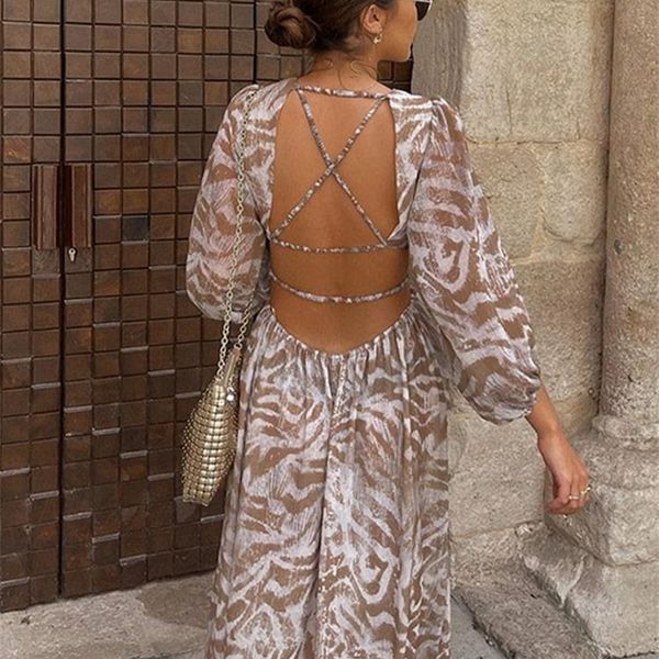 women elegant print backless dress summer boho long sleeve floral hollow out dress casual loose beach vacation lady dresses 220705, Black;gray
women elegant print backless dress summer boho long sleeve floral hollow out dress casual loose beach vacation lady dresses 220705, Black;gray