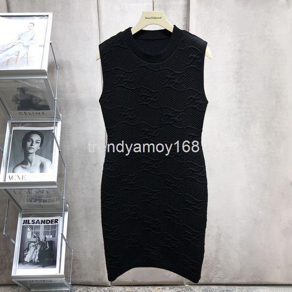 women's knits & tees autumn and winter slim elastic dress ladies temperament letter printed sleeveless knitted skirt bottomed out, White
women's knits & tees autumn and winter slim elastic dress ladies temperament letter printed sleeveless knitted skirt bottomed out, White