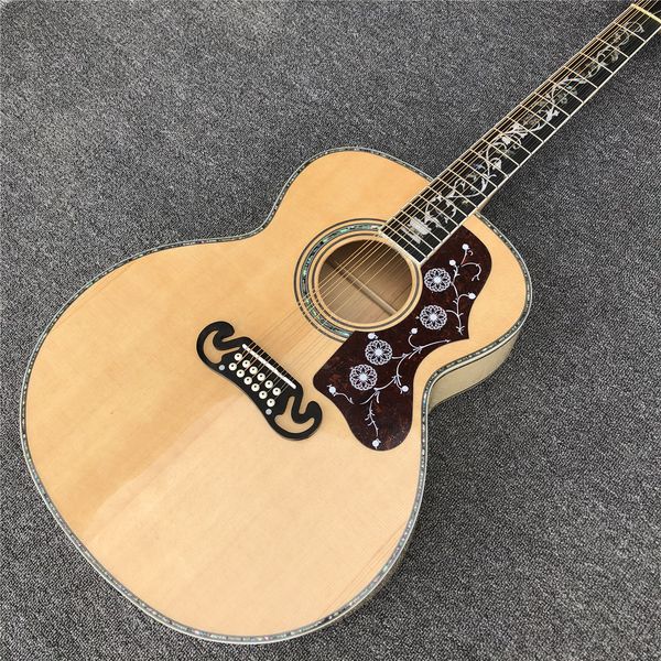 12 strings 43 " natural solid spruce j200 acoustic guitar abalone ebony fingerboard flame maple jumbo body electric guitarra
12 strings 43 " natural solid spruce j200 acoustic guitar abalone ebony fingerboard flame maple jumbo body electric guitarra