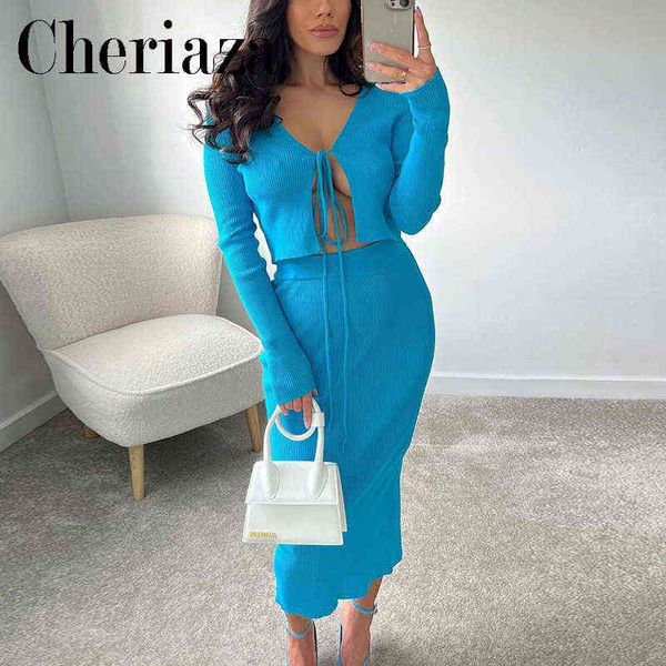 2022spring women european and american style suit blue v neck long sleeves knitting short cardigan female hip package skirt t220729, Gray
2022spring women european and american style suit blue v neck long sleeves knitting short cardigan female hip package skirt t220729, Gray