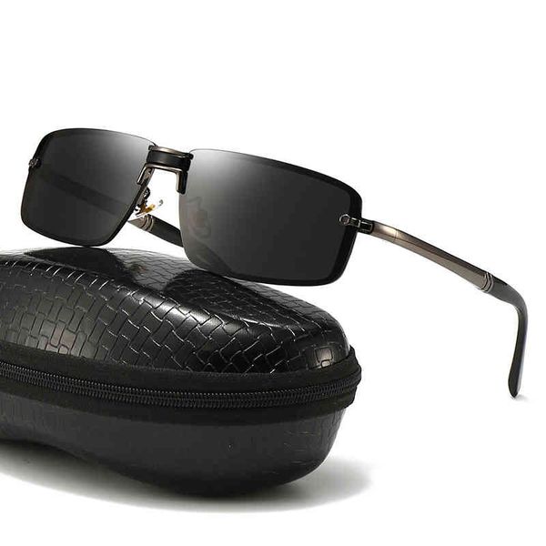 sunglasses day and night dual purpose hd polarized fashionable men's driving fishing riding color changing, White;black 
sunglasses day and night dual purpose hd polarized fashionable men's driving fishing riding color changing, White;black