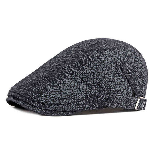 spring summer hat men cotton snakeskin pattern fishbone berets thin flat peak caps women cabbie sun newspaper seller hat adjustable j220722, Blue;gray
spring summer hat men cotton snakeskin pattern fishbone berets thin flat peak caps women cabbie sun newspaper seller hat adjustable j220722, Blue;gray