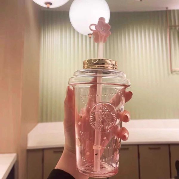 starbucks cup new cherry blossom glass straw cup double-sided straw plug large capacity accompanying water cup 473ml
starbucks cup new cherry blossom glass straw cup double-sided straw plug large capacity accompanying water cup 473ml
