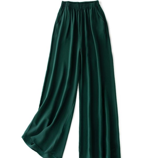 suyadream women wide leg pants 100 real silk solid elastic waisted ankle length office spring summer chic trousers black 220720, Black;white
suyadream women wide leg pants 100 real silk solid elastic waisted ankle length office spring summer chic trousers black 220720, Black;white