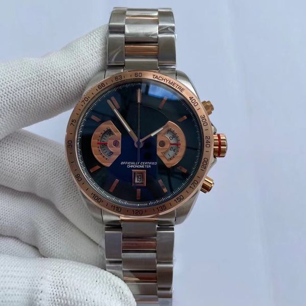 men's watch is equipped with imported multifunctional quartz movement, high hardness mineral crystal glass 316 solid steel strip 45mm, Slivery;brown
men's watch is equipped with imported multifunctional quartz movement, high hardness mineral crystal glass 316 solid steel strip 45mm, Slivery;brown