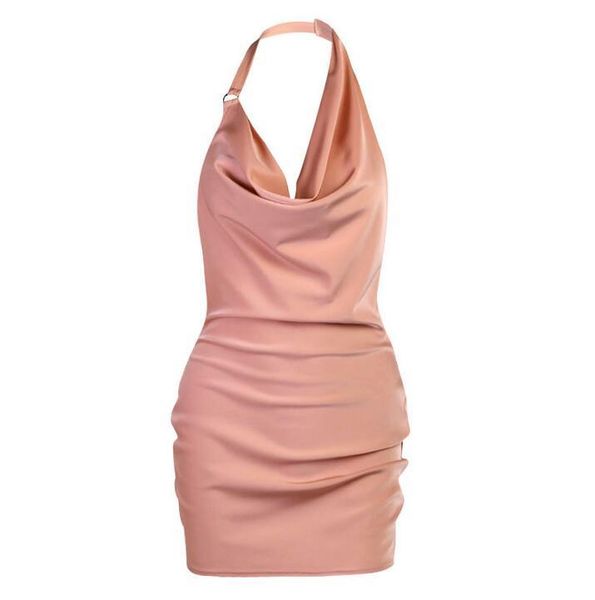 casual dresses women solid sleeveless cowl neck satin ruched party dress mini backless elegant, Black;gray
casual dresses women solid sleeveless cowl neck satin ruched party dress mini backless elegant, Black;gray