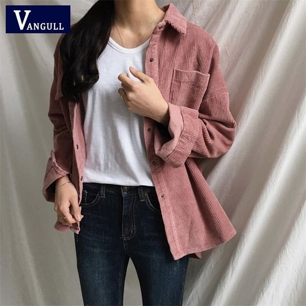 new harajuku corduroy jackets women winter autumn coats plus size overcoats female big cute jackets solid color clothing lj200813, Black;brown
new harajuku corduroy jackets women winter autumn coats plus size overcoats female big cute jackets solid color clothing lj200813, Black;brown