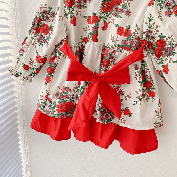 children's dress spring 2022 darling lolita princess dress square-necked long-sleeved skirt, Red;yellow
children's dress spring 2022 darling lolita princess dress square-necked long-sleeved skirt, Red;yellow
