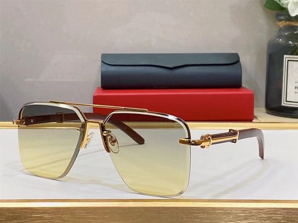 luxury designer fashion sunglasses men's aviator square frameless outdoor uv400 protection quality, White;black 
luxury designer fashion sunglasses men's aviator square frameless outdoor uv400 protection quality, White;black