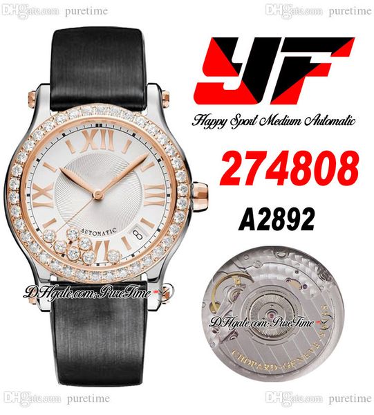 happy sport 36 274808 a2892 automatic womens ladies watch two tone rose gold diamonds bezel white textured dial silver roman satin strap sup, Slivery;brown
happy sport 36 274808 a2892 automatic womens ladies watch two tone rose gold diamonds bezel white textured dial silver roman satin strap sup, Slivery;brown