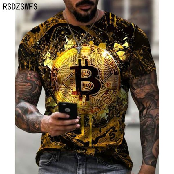 fashion bitcoin graphic 3d pringting men s t shirt summer streetwear round neck short sleeve casual loose tee men clothing 220618, White;black
fashion bitcoin graphic 3d pringting men s t shirt summer streetwear round neck short sleeve casual loose tee men clothing 220618, White;black