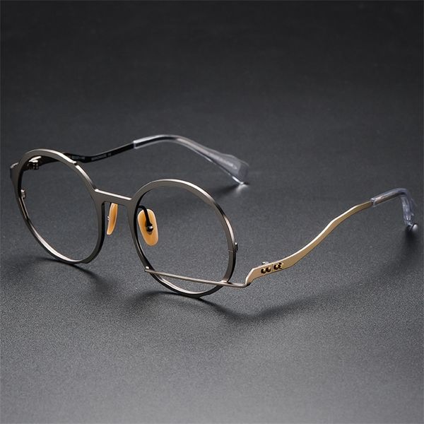 70% factory outlet sales niche metal spectacle frame round frame irregular spectacle frame, White;black
70% factory outlet sales niche metal spectacle frame round frame irregular spectacle frame, White;black
