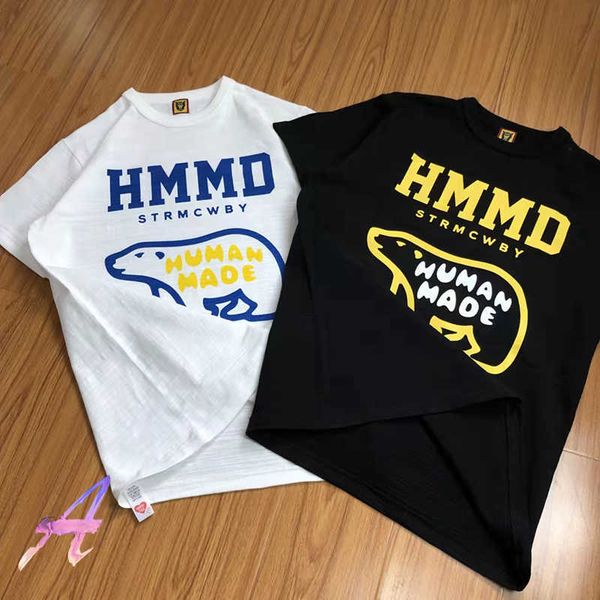 human made t-shirts men women polar bear printing short sleeves loose casual oversized, White;black
human made t-shirts men women polar bear printing short sleeves loose casual oversized, White;black