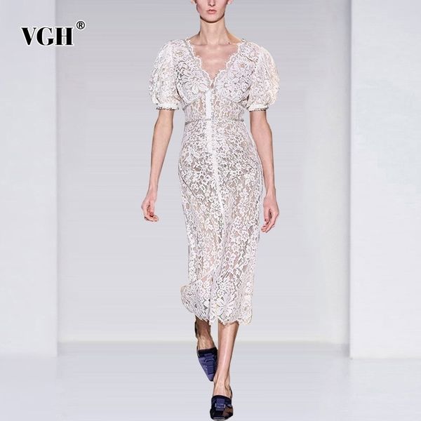 temperament patchwork lace dress for women v neck puff sleeve high waist elegant midi dresses female fashion clothing 210507, Black;gray
temperament patchwork lace dress for women v neck puff sleeve high waist elegant midi dresses female fashion clothing 210507, Black;gray