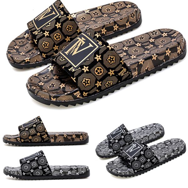europe station luxury brand designer men slippers women sandals pattern print gold silver slides summer wide flat lady beach sandal flip flo, Black
europe station luxury brand designer men slippers women sandals pattern print gold silver slides summer wide flat lady beach sandal flip flo, Black