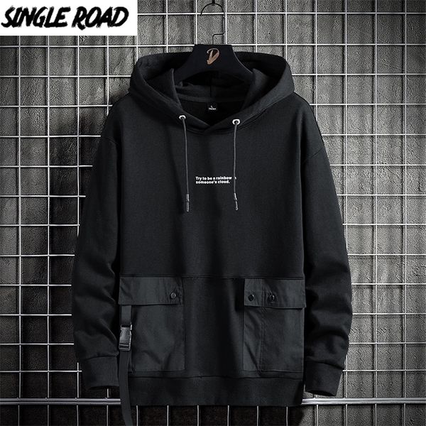 single road mens hoodies pockets teachwear harajuku sweatshirt hip hop japanese streetwear casual oversized hoodie 220402, Black
single road mens hoodies pockets teachwear harajuku sweatshirt hip hop japanese streetwear casual oversized hoodie 220402, Black