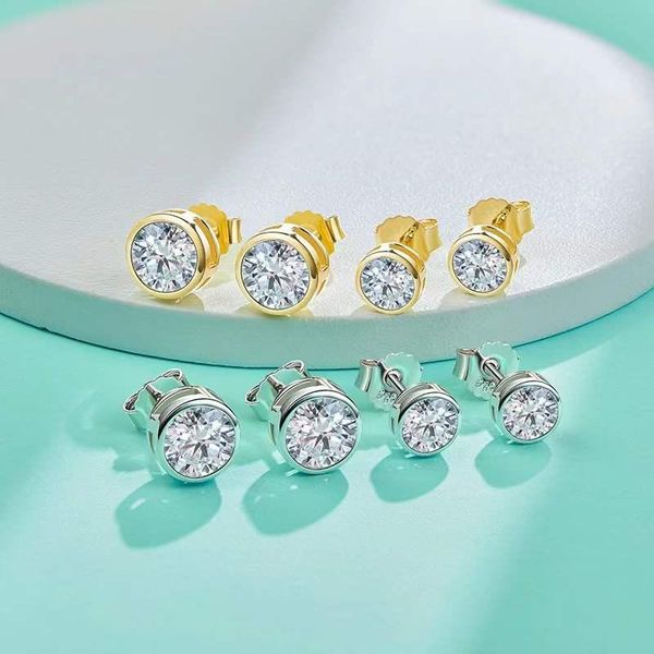 stud trendy 0.5-1 carat d color vvs1 round moissanite earrings 925 sterling silver certified bubble women, Golden;silver
stud trendy 0.5-1 carat d color vvs1 round moissanite earrings 925 sterling silver certified bubble women, Golden;silver
