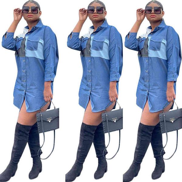 yy6547 women's fashion designer casual loose denim personality long-sleeved shirt, White
yy6547 women's fashion designer casual loose denim personality long-sleeved shirt, White