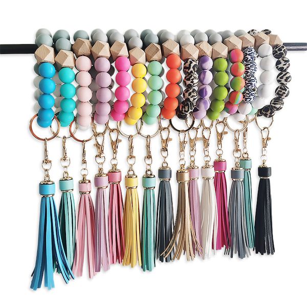 tassel keychains wood bead bracelet jewelry bangle food grade silicone hand string fringe bracelets wristlet key ring pendant bag accessorie, Red;brown
tassel keychains wood bead bracelet jewelry bangle food grade silicone hand string fringe bracelets wristlet key ring pendant bag accessorie, Red;brown