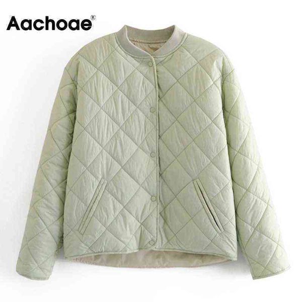 aachoae autumn winter women argyle padded jacket casual long sleeve button up coat with pockets female loose coats 211118, Black
aachoae autumn winter women argyle padded jacket casual long sleeve button up coat with pockets female loose coats 211118, Black
