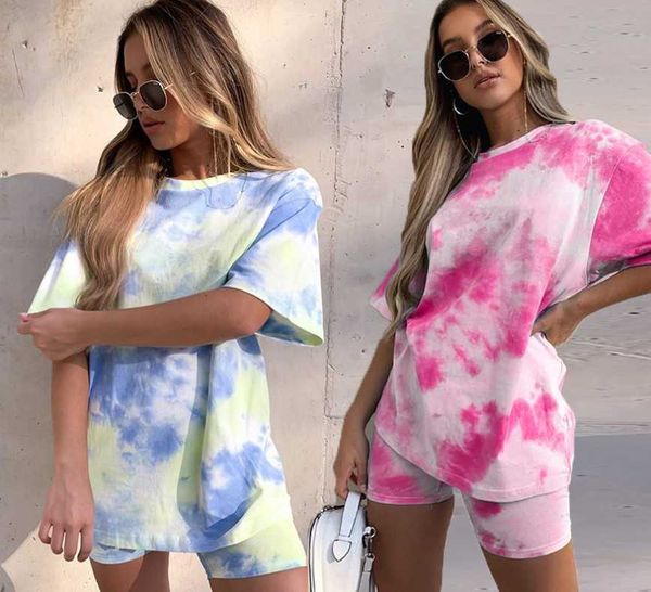 womens tracksuits short sleeve tees shorts suits 2pcs pants tie dye home clothing females comfortable sets loose tshirt 2 pieces, Gray
womens tracksuits short sleeve tees shorts suits 2pcs pants tie dye home clothing females comfortable sets loose tshirt 2 pieces, Gray
