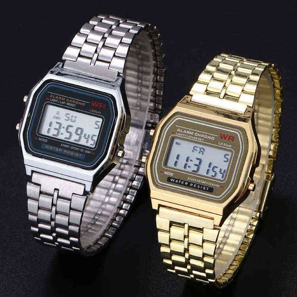 women men watch gold silver black vintage led digital sports military watches electronic digital present gift male, Slivery;brown
women men watch gold silver black vintage led digital sports military watches electronic digital present gift male, Slivery;brown