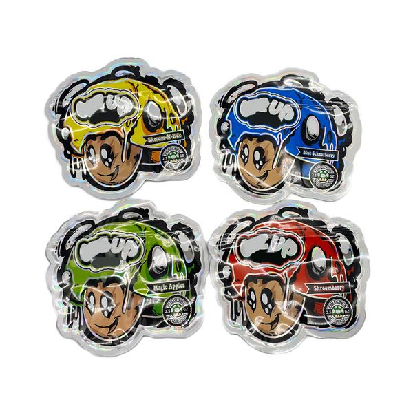 one up 3.5 gram smell proof die cut mylar bag with zip mushroom shape plastic packaging bags
one up 3.5 gram smell proof die cut mylar bag with zip mushroom shape plastic packaging bags