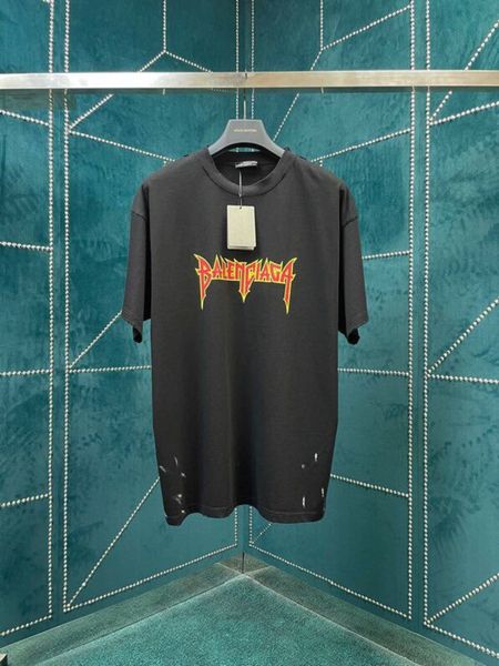 2022ss spring and summer new letter printing short-sleeved cotton fabric high-quality t-shirt casual wild jumper 43b4, Black;brown
2022ss spring and summer new letter printing short-sleeved cotton fabric high-quality t-shirt casual wild jumper 43b4, Black;brown