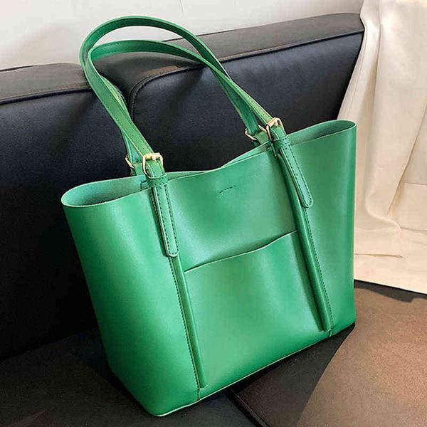 simple solid color pu leather totes shoulder bags for women 2021 women's designer high capacity handbag female travel armpit bag g22050
simple solid color pu leather totes shoulder bags for women 2021 women's designer high capacity handbag female travel armpit bag g22050
