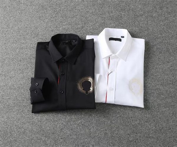 2022 men's casual shirts autumn new high-end men's long-sleeved european and american version of the trend handsome inch youth lei, White;black
2022 men's casual shirts autumn new high-end men's long-sleeved european and american version of the trend handsome inch youth lei, White;black