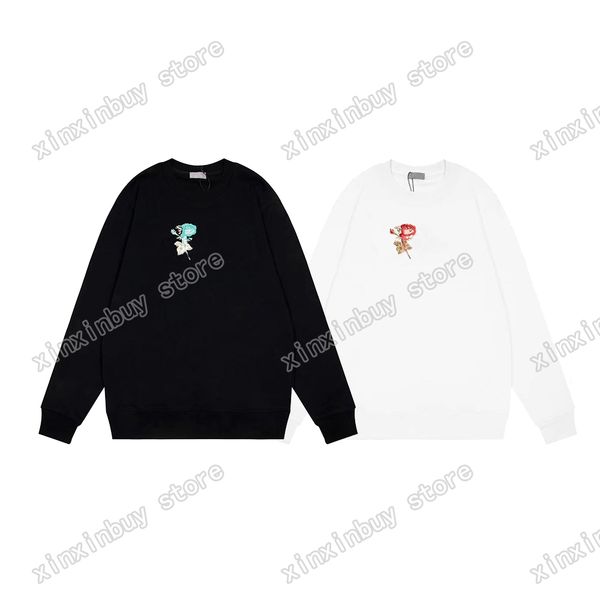 22ss men women designer sweatshirts hoodies flower embroidery cotton casual fashion men xinxinbuy black white xs
22ss men women designer sweatshirts hoodies flower embroidery cotton casual fashion men xinxinbuy black white xs