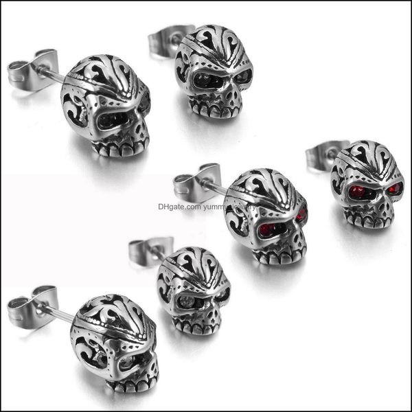 stud earrings jewelry vintage mens cubic zirconia stainless steel gothic flower pattern skl head punk rock drop delivery 2021 kbowl, Golden;silver
stud earrings jewelry vintage mens cubic zirconia stainless steel gothic flower pattern skl head punk rock drop delivery 2021 kbowl, Golden;silver