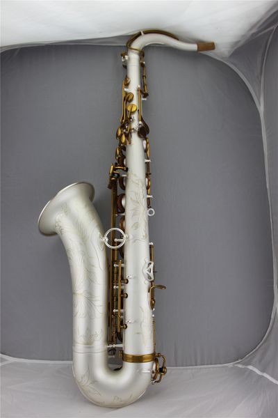 high grade tenor saxophone silver plated body champaign gold keys
high grade tenor saxophone silver plated body champaign gold keys