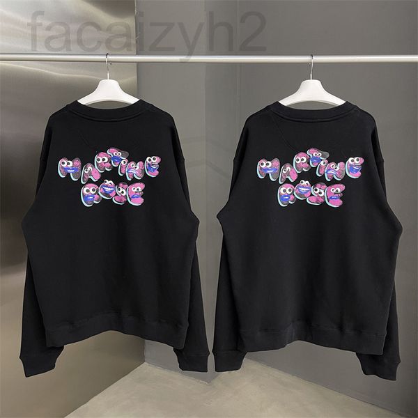 women's hoodies & sweatshirts designer 21fw black animation cartoon graffiti signature round neck sweater 2zl2
women's hoodies & sweatshirts designer 21fw black animation cartoon graffiti signature round neck sweater 2zl2