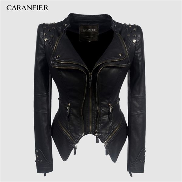 caranfier jacket women faux leather pu jacket winter autumn black motorcycle jacket outerwear gothic faux leather coat chaqueta 210908
caranfier jacket women faux leather pu jacket winter autumn black motorcycle jacket outerwear gothic faux leather coat chaqueta 210908