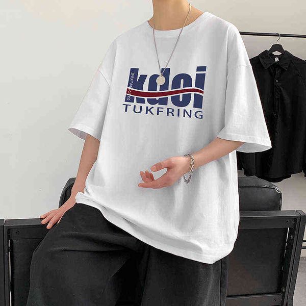 designer men's t-shirt summer short youth casual half sleeved cotton t-shirt men's alphabet printed bottom shirt, White;black
designer men's t-shirt summer short youth casual half sleeved cotton t-shirt men's alphabet printed bottom shirt, White;black
