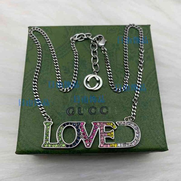 2023 designer new jewelry family necklace letter color matching sweater chain opening ring womanly personality, Silver
2023 designer new jewelry family necklace letter color matching sweater chain opening ring womanly personality, Silver