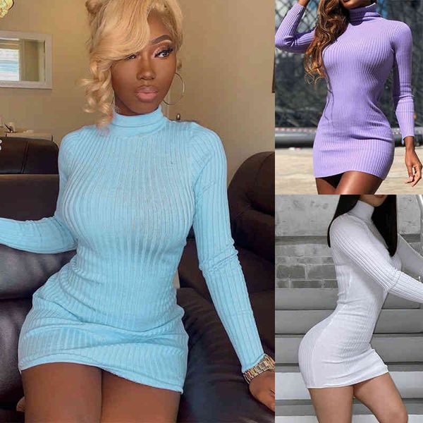 casual dresses knitted high collar dress fashion slim fitting long sleeve buttock skirt in autumn tny0, Black;gray
casual dresses knitted high collar dress fashion slim fitting long sleeve buttock skirt in autumn tny0, Black;gray