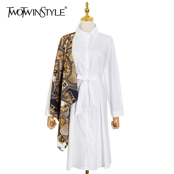 loose patchwork print dress for women lapel long sleeve high waist lace up bowknot elegant dresses female fashion 210423, Black;gray
loose patchwork print dress for women lapel long sleeve high waist lace up bowknot elegant dresses female fashion 210423, Black;gray
