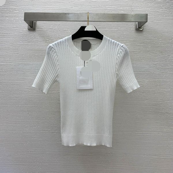 227 2022 runway spring brand same style sweater short sleeve crew neck pink fashion pullover striped clothes womens weini, White;black 
227 2022 runway spring brand same style sweater short sleeve crew neck pink fashion pullover striped clothes womens weini, White;black