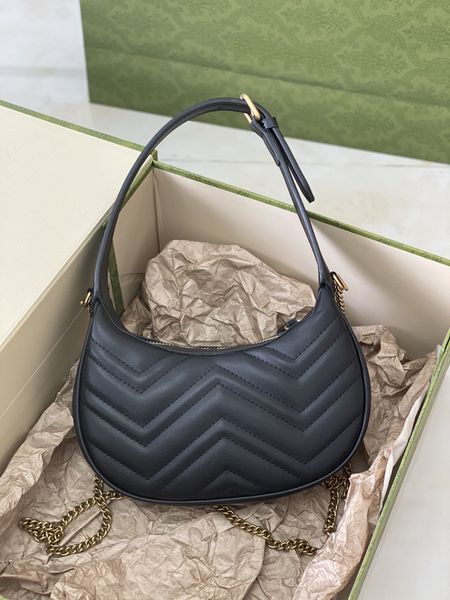 tz women's bags black leather marmont half moon mini handbag vintage style underarm bag golden chain long strap designer crossbody bag
tz women's bags black leather marmont half moon mini handbag vintage style underarm bag golden chain long strap designer crossbody bag