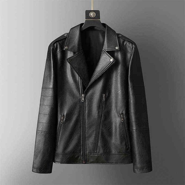 2022 autumn black modern fit moto jacket jaqueta masculina express faux leather jacket t220728
2022 autumn black modern fit moto jacket jaqueta masculina express faux leather jacket t220728