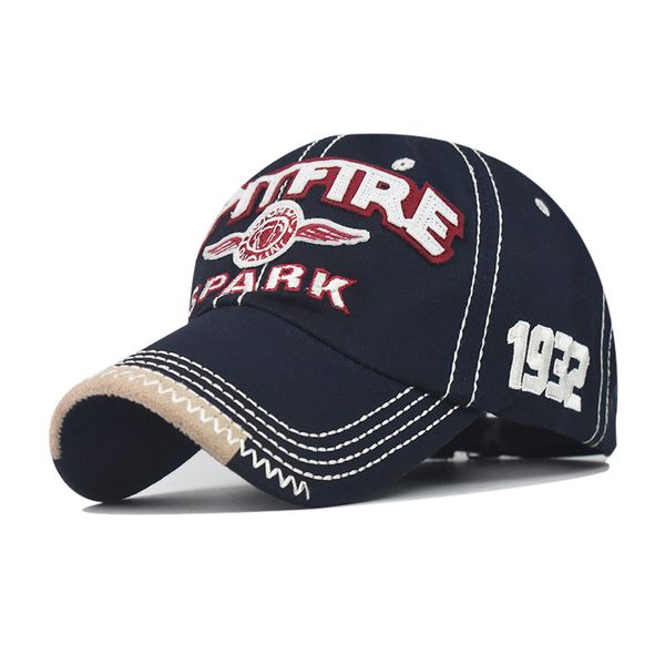 new spark letter ball cap 1932 embroidered baseball cap washed and worn outdoor sun hat snapback caps for men, Blue;gray
new spark letter ball cap 1932 embroidered baseball cap washed and worn outdoor sun hat snapback caps for men, Blue;gray