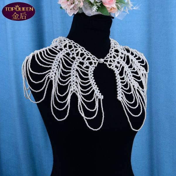 wedding jewelry retro pearls shoulder chain baroque pure handmade pendant diamond bridal rhinestone neck chain accessories bridal necklace v, White
wedding jewelry retro pearls shoulder chain baroque pure handmade pendant diamond bridal rhinestone neck chain accessories bridal necklace v, White
