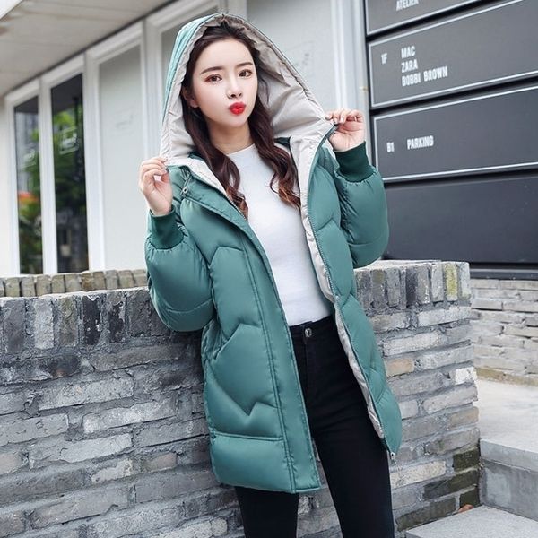 arrival fashion hooded solid long down jacket with zipper winter thick down coats casual warm oversized outwear y201026, Black
arrival fashion hooded solid long down jacket with zipper winter thick down coats casual warm oversized outwear y201026, Black